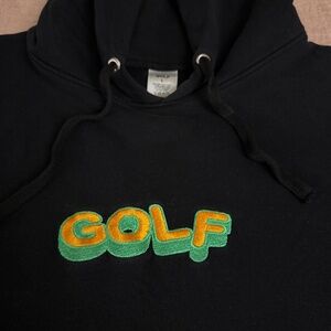 Golf Wang Orange and Green 3D Logo Hoodie